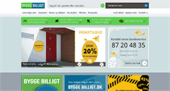 Desktop Screenshot of byggebilligt.dk